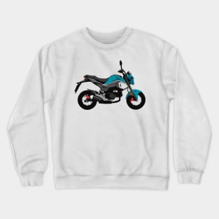 Motorcycle Honda Grom 2020 Blue Raspberry Crewneck Sweatshirt